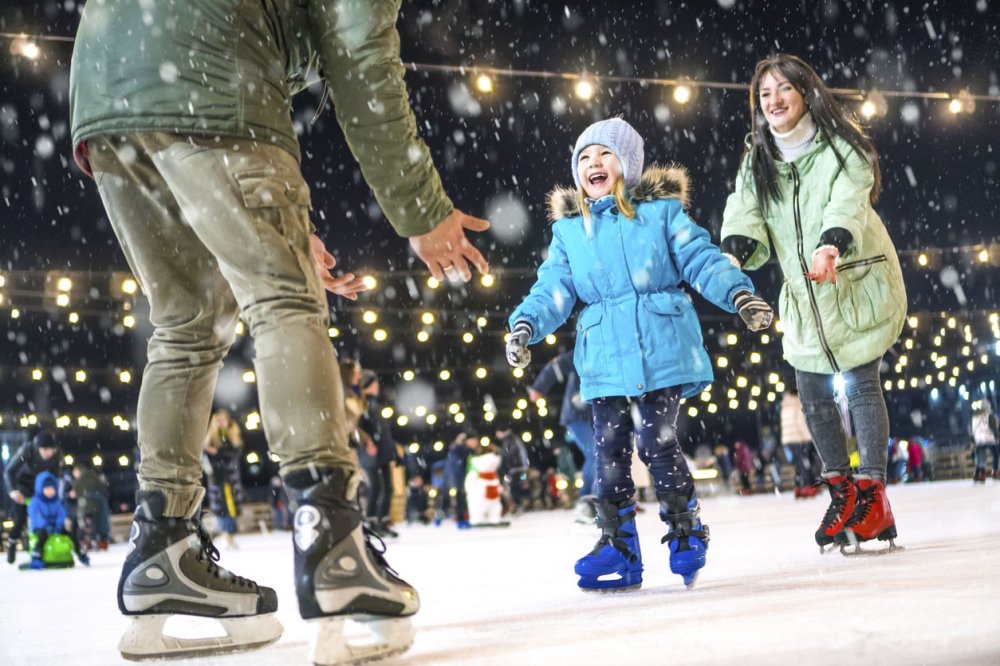 Катание на коньках 