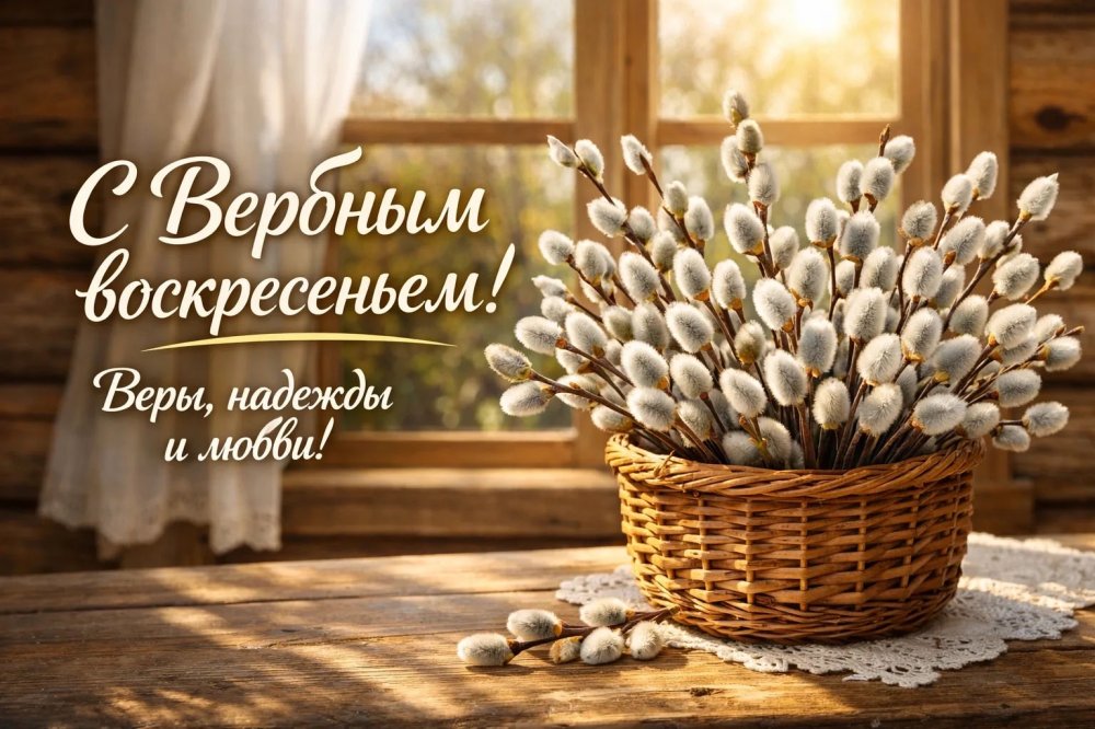 Открытки для скачивания и печати. Красивые открытки на Вербное воскресенье: картинки для поздравлений, печати.
