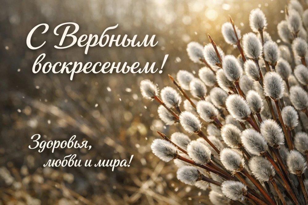 Открытки для скачивания и печати. Красивые открытки на Вербное воскресенье: картинки для поздравлений, печати.
