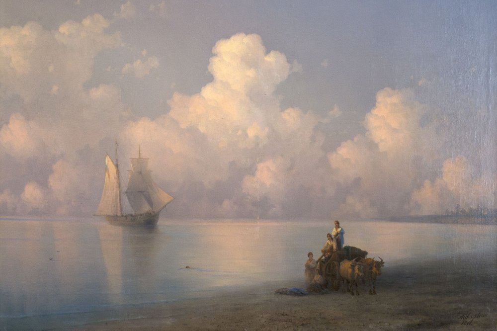 Айвазовский И. К. Вечер на море. 1871 г.