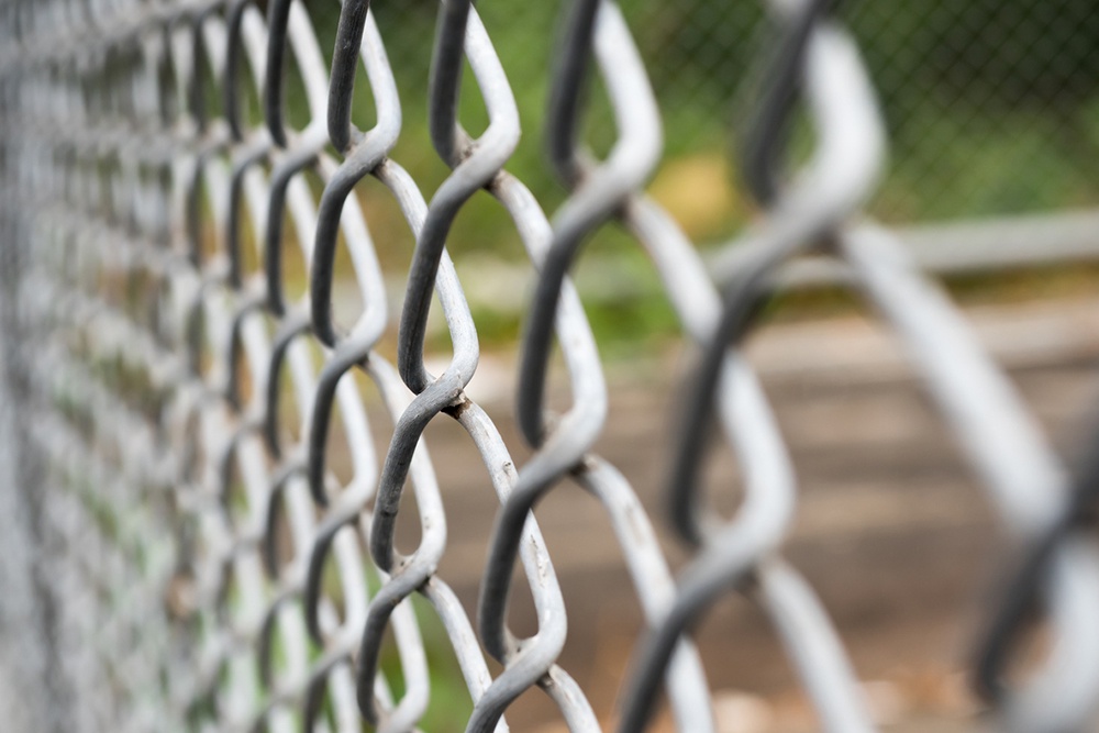 Забор из неоцинкованной сетки-рабицы