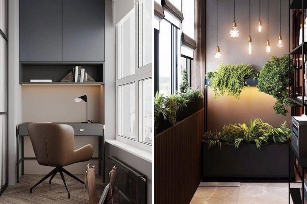 Офис на балконе