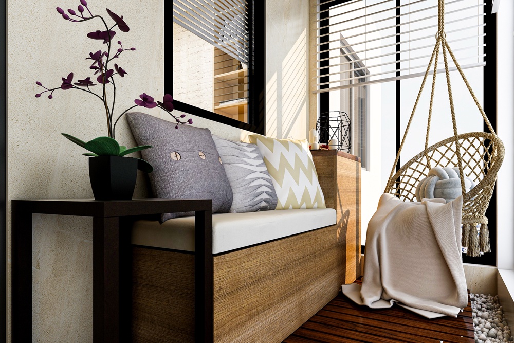 Интерьер лоджии