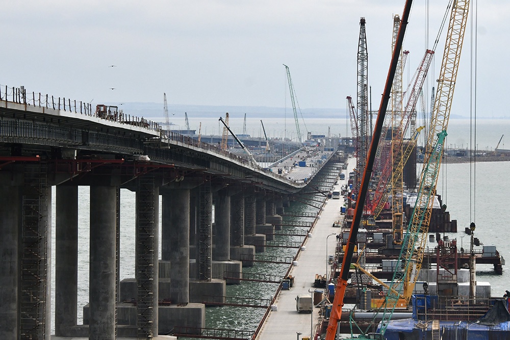 Строительство Крымского моста