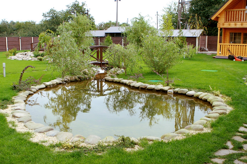 водоем на даче