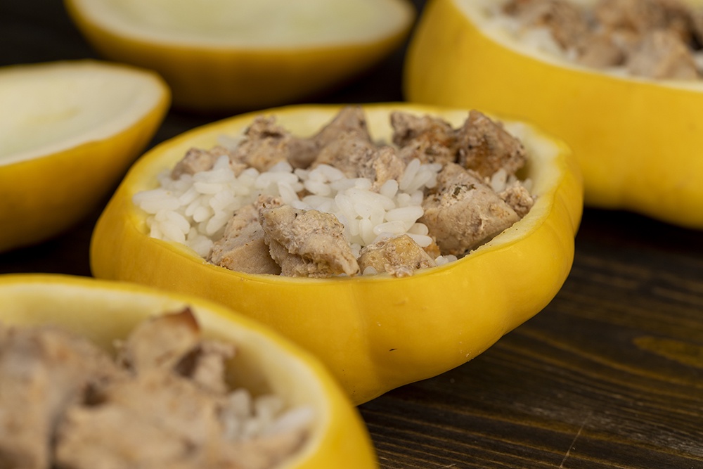 Тыквенные лодочки