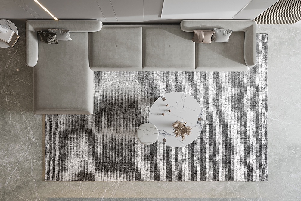 Ковер в тон мебели