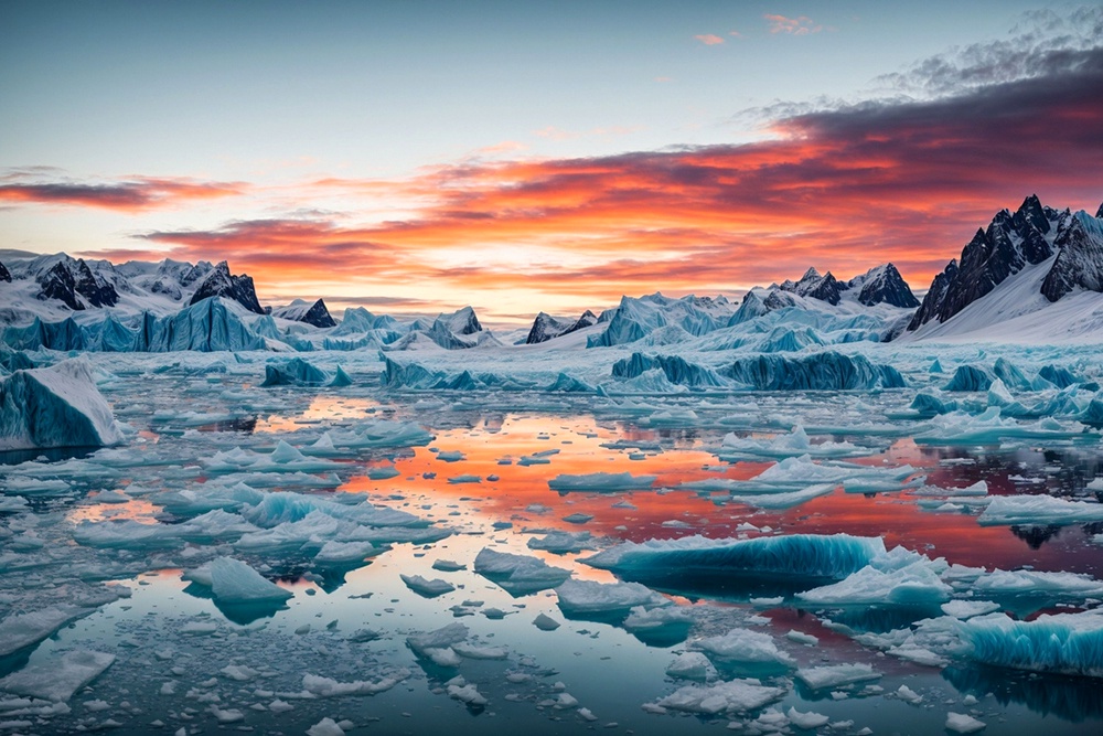 Таяние полярных льдов