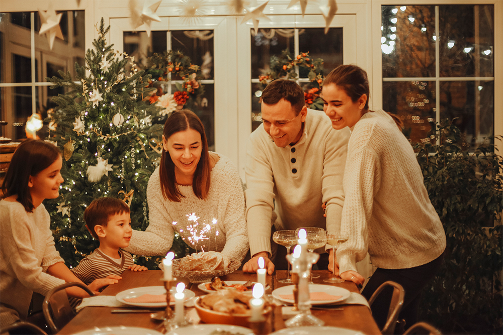 новый год с семьей