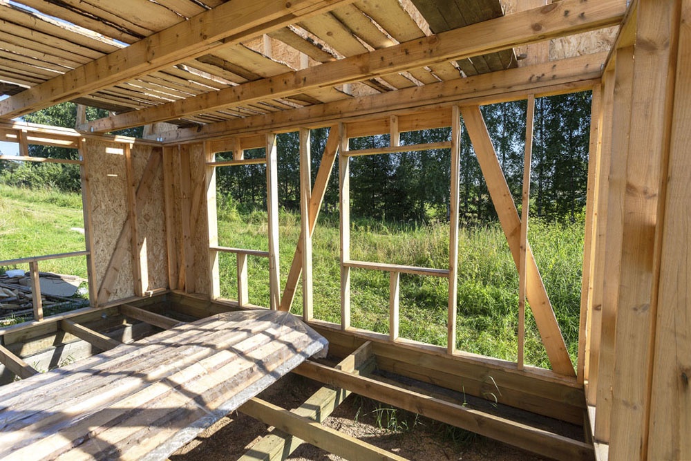 Строительство деревянной террасы