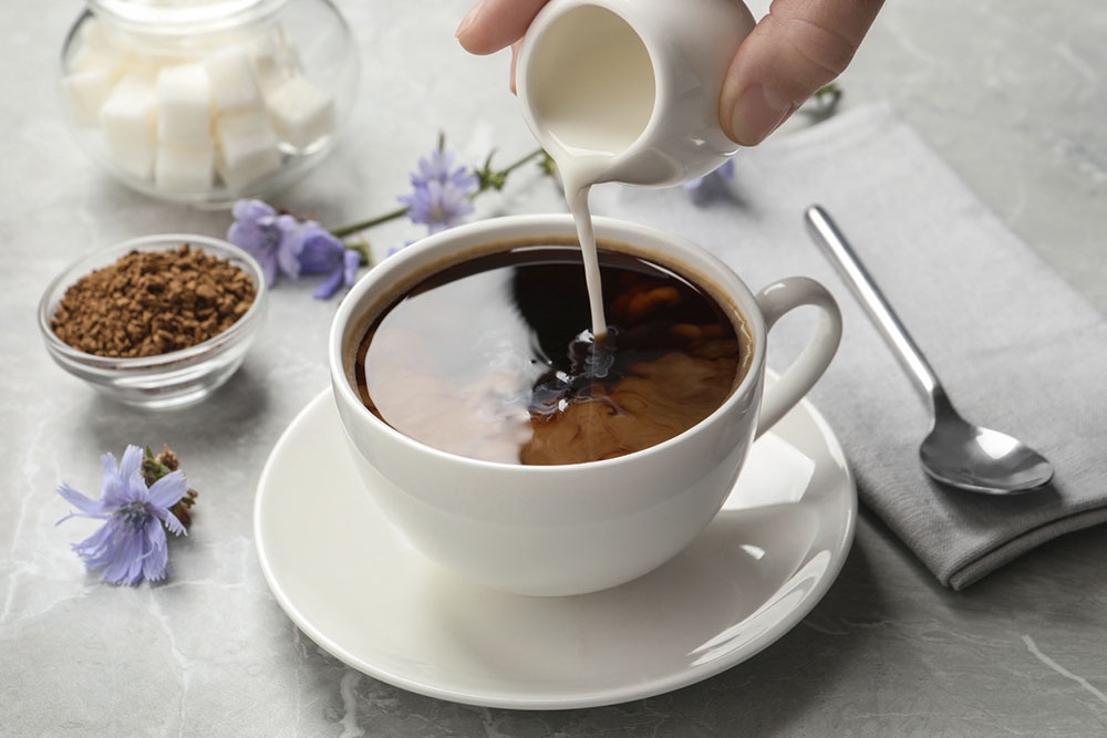 Напиток из цикория с молоком