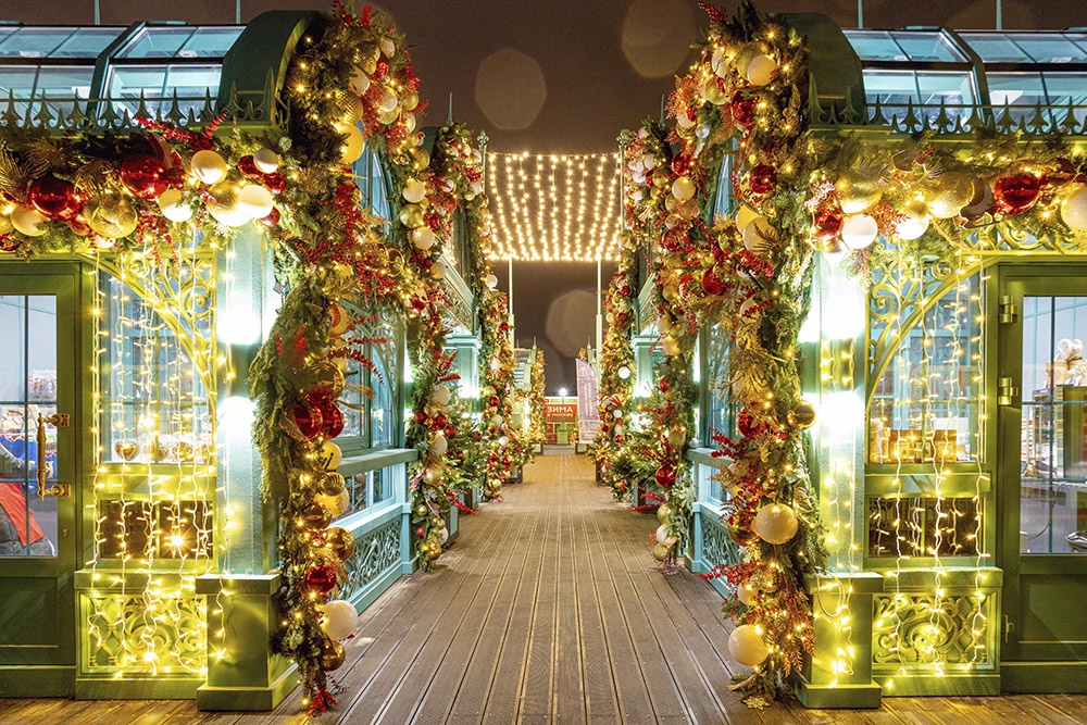 павильоны фестиваля Путешествие в Рождество
