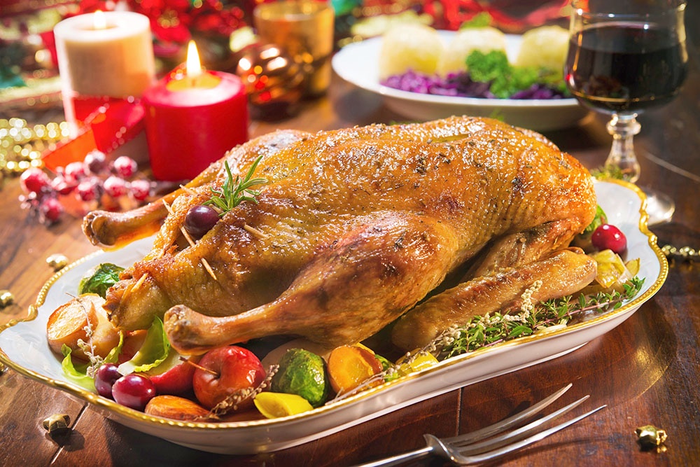 Утка с яблоками