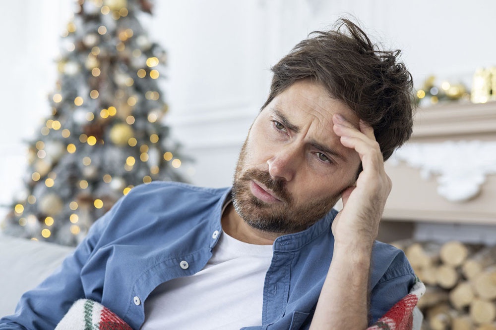 мужчина с большой головой