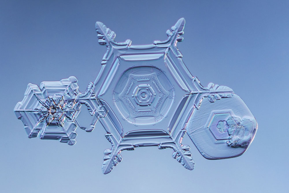 Снежинки неправильной формы