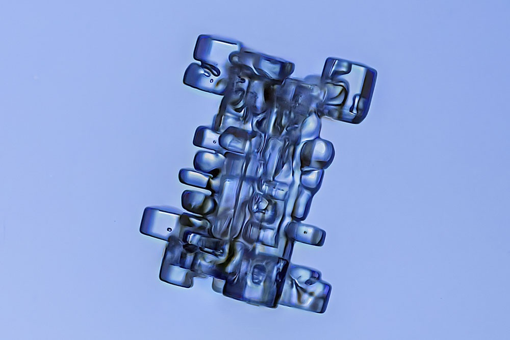 Снежинка столбик