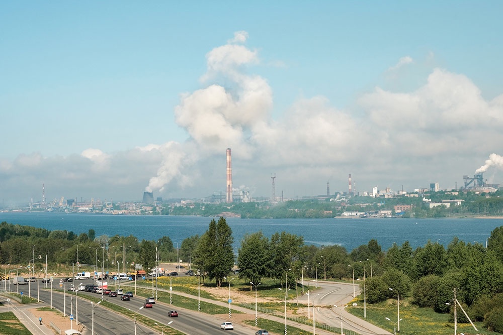 Вид на город Череповец