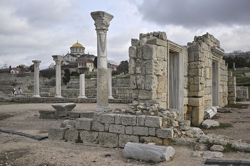 Руины Херсонеса в Севастополе.