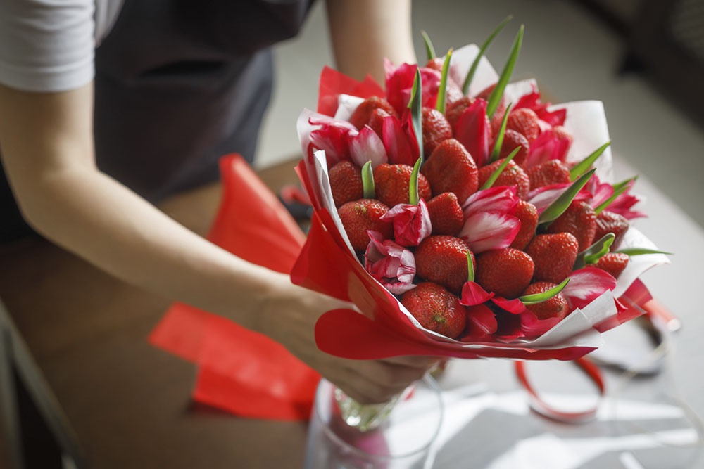 Букет из клубники