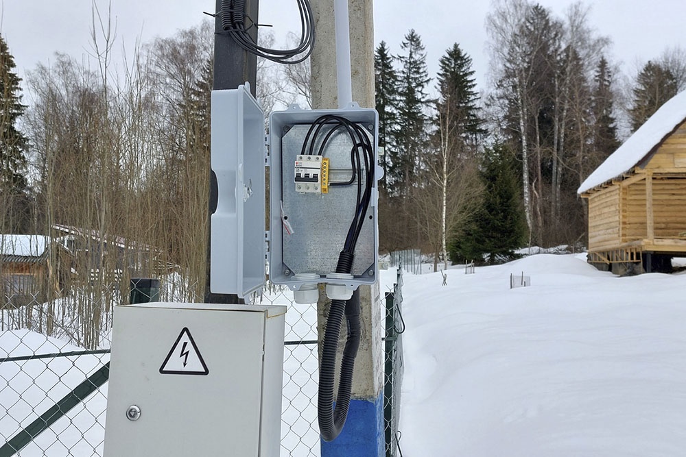 Электричество на дачном участке.