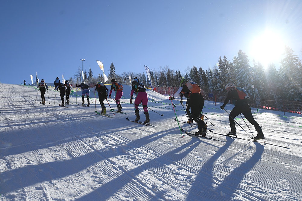 Ски-альпинизм.