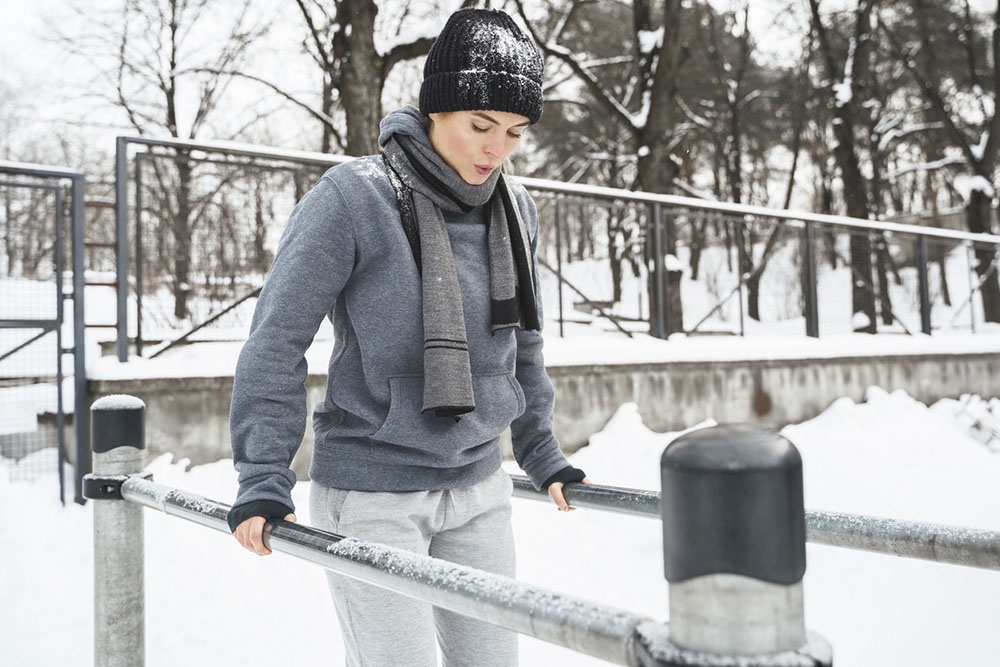 Зарядка, утренние занятия.