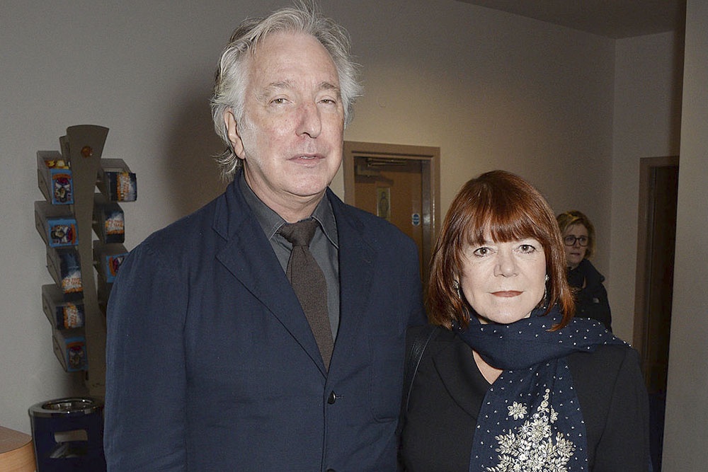 Алан Рикман и Рима Хортон присутствуют на британской премьере фильма. 2014 год.