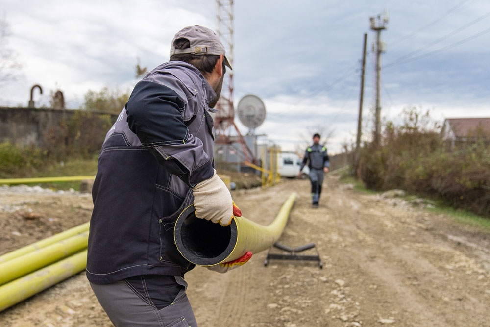Газификация участка.