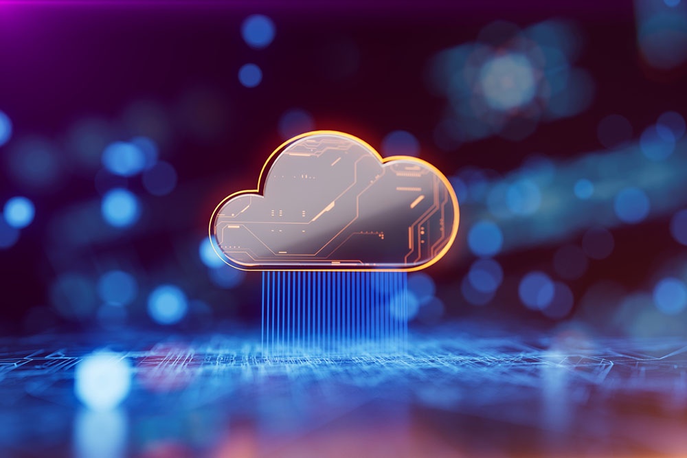 Концепт облачного хранения данных.