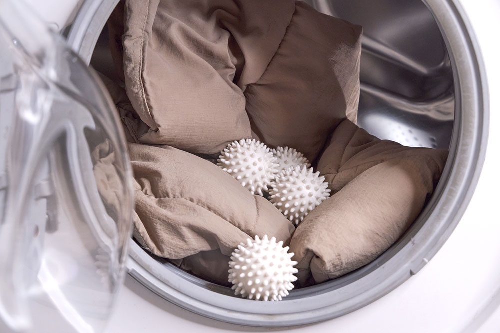 Стирка пуховика в стиральной машинке.