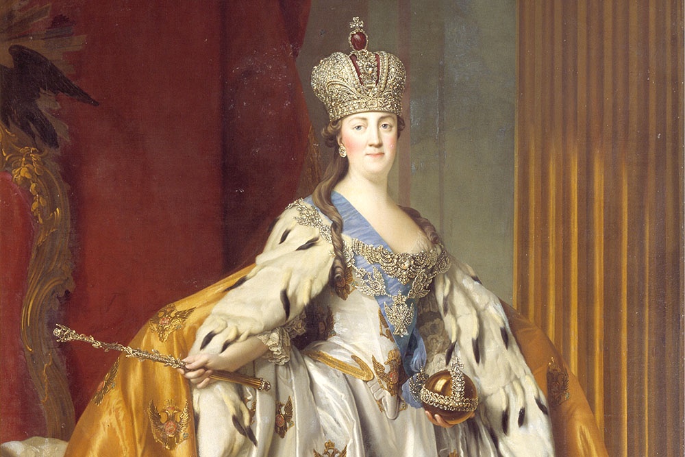 Вигилиус Эриксен. Екатерина II Российская в коронационных одеждах. 1766-1767 гг.