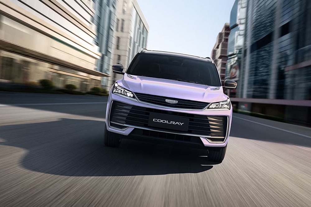 Geely Coolray. Маневренный кроссовер для города.