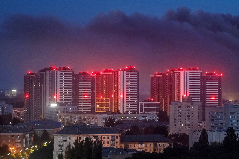 Киев в дыму
