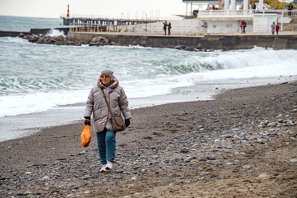 зима в Алуште
