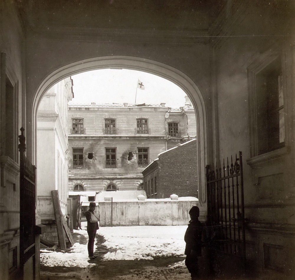 Военный госпиталь в осажденном Порт-Артуре. 1904