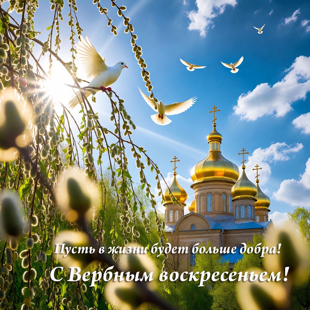 Классические открытки с ветками вербы. Красивые открытки на Вербное воскресенье: картинки для поздравлений, печати и скачивания