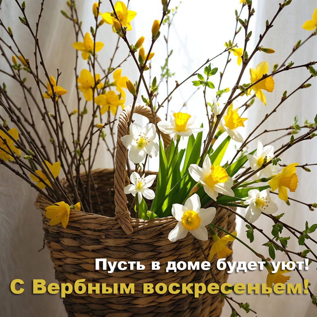 Открытки для родственников. Красивые открытки на Вербное воскресенье: картинки для поздравлений, печати и скачивания