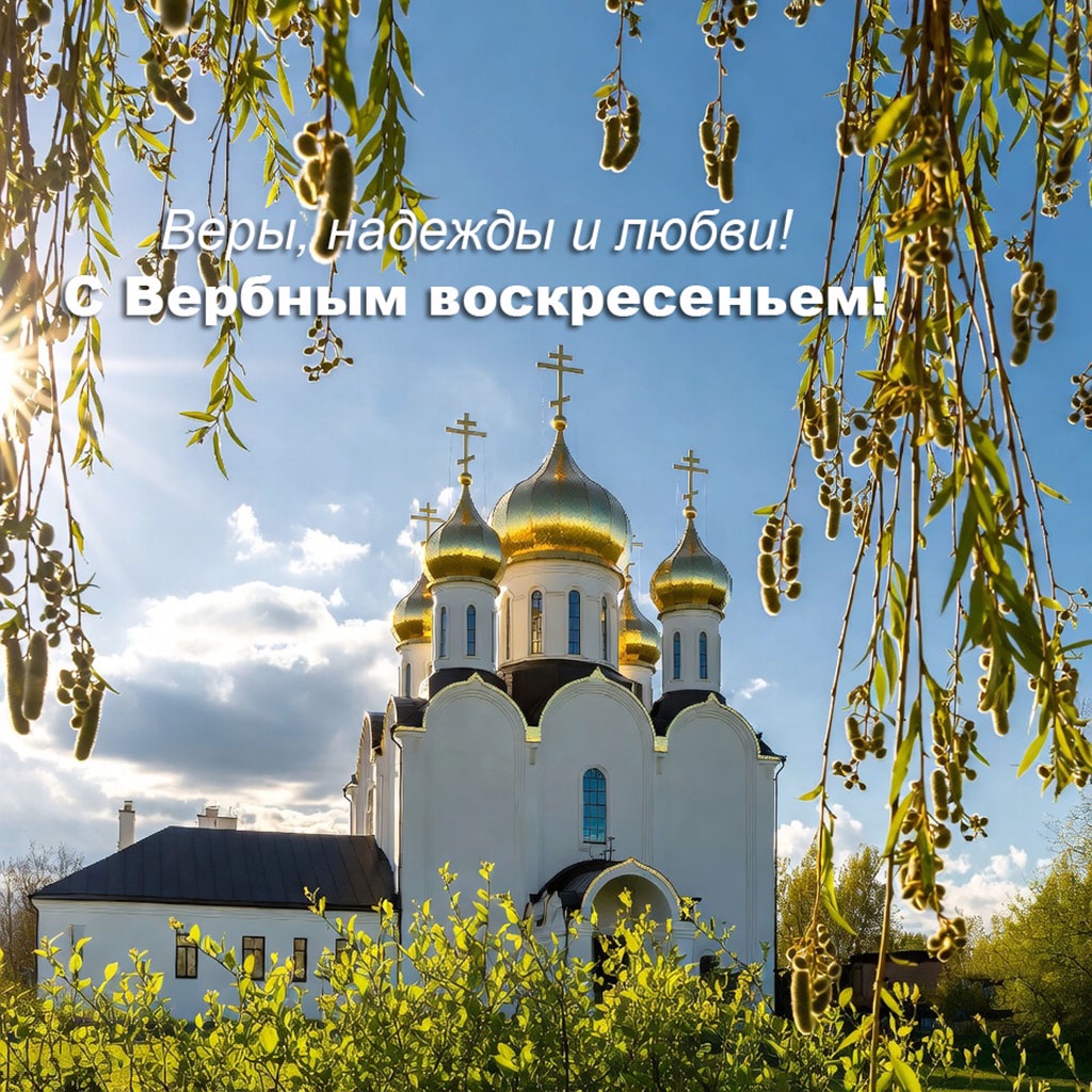 Открытки для родственников. Красивые открытки на Вербное воскресенье: картинки для поздравлений, печати и скачивания