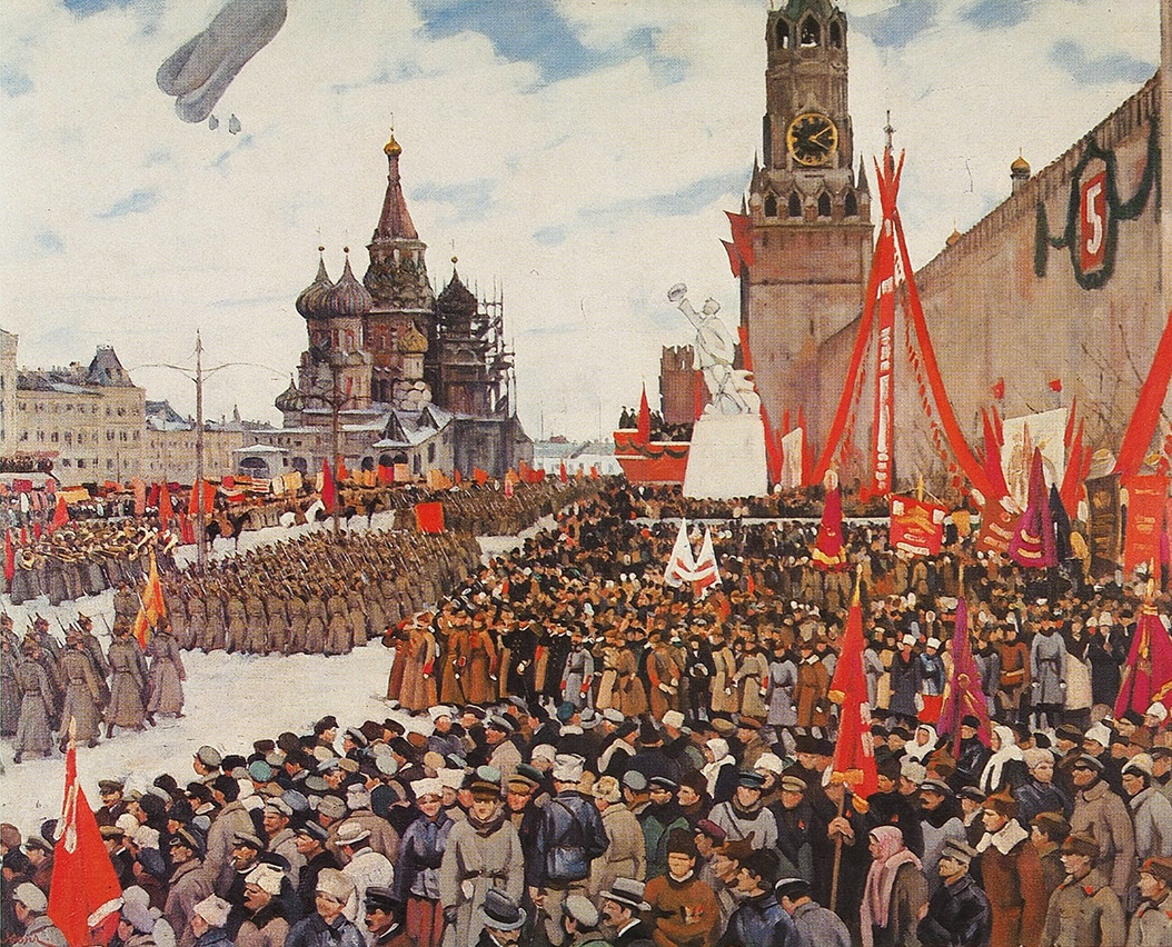К. Юон. Парад Красной армии. 1923