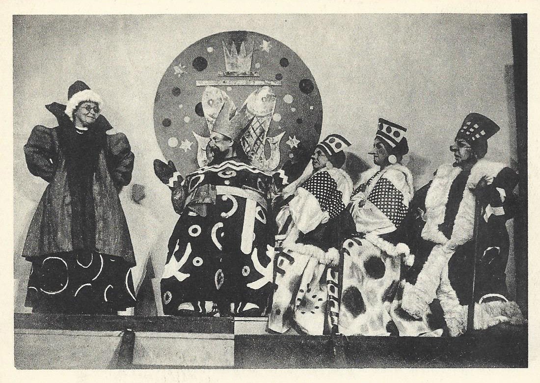 Спектакль "Сказка о царе Салтане" Московского театра для детей. 1930-е