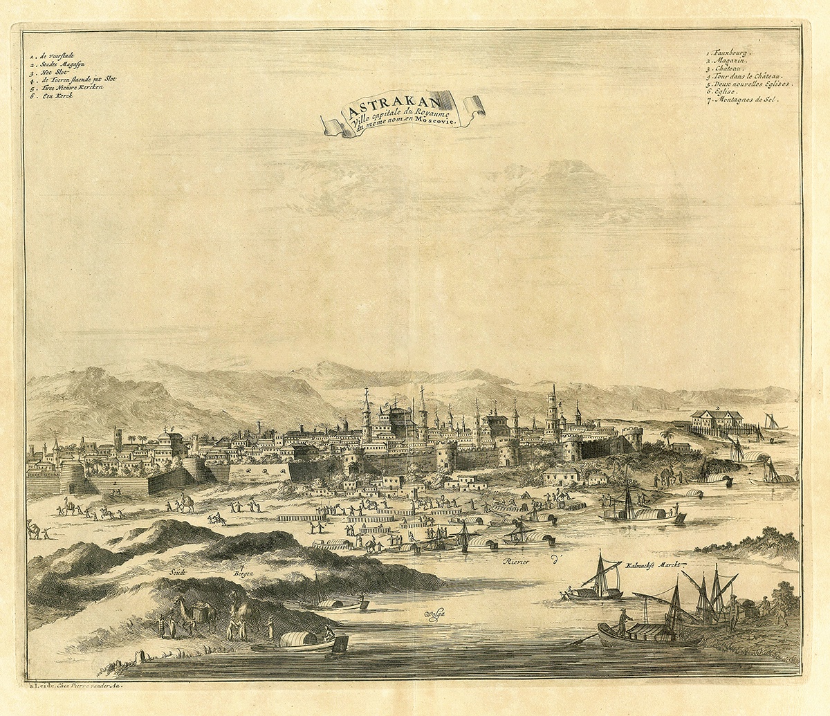 Астраханский кремль. 1633-1639