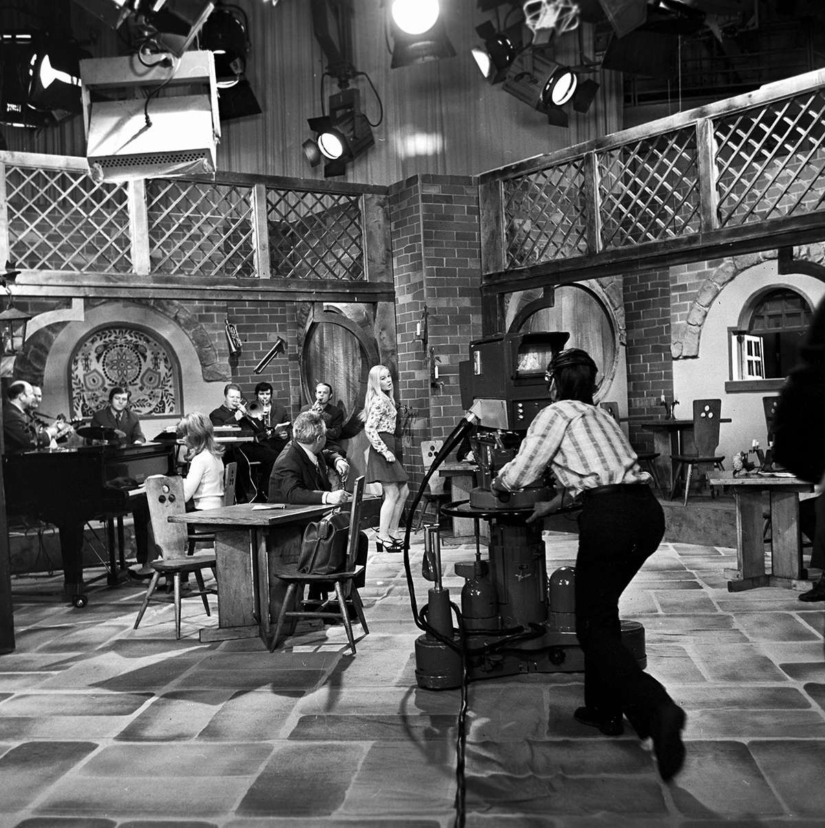 Запись передачи "Кабачок 13 стульев" в Московском телецентре. 1974