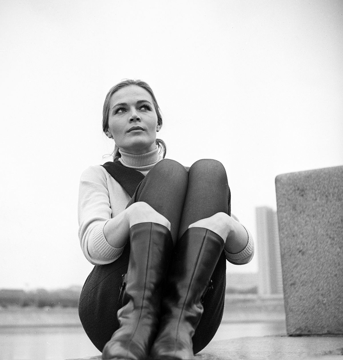 Актриса театра и кино Людмила Чурсина. 1968