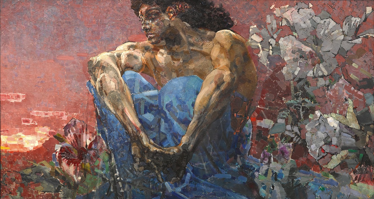 М. Врубель. Демон сидящий. 1890