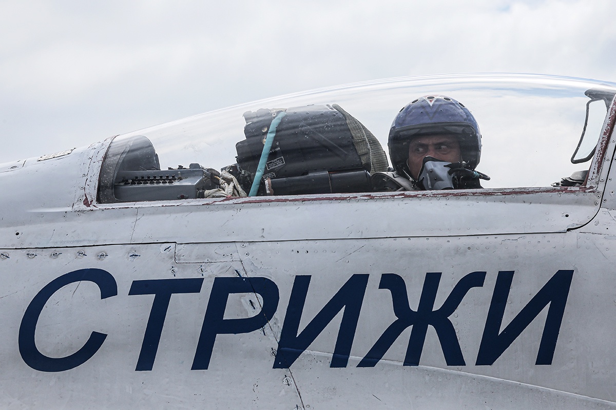 "Стрижи" на базе в Кубинке