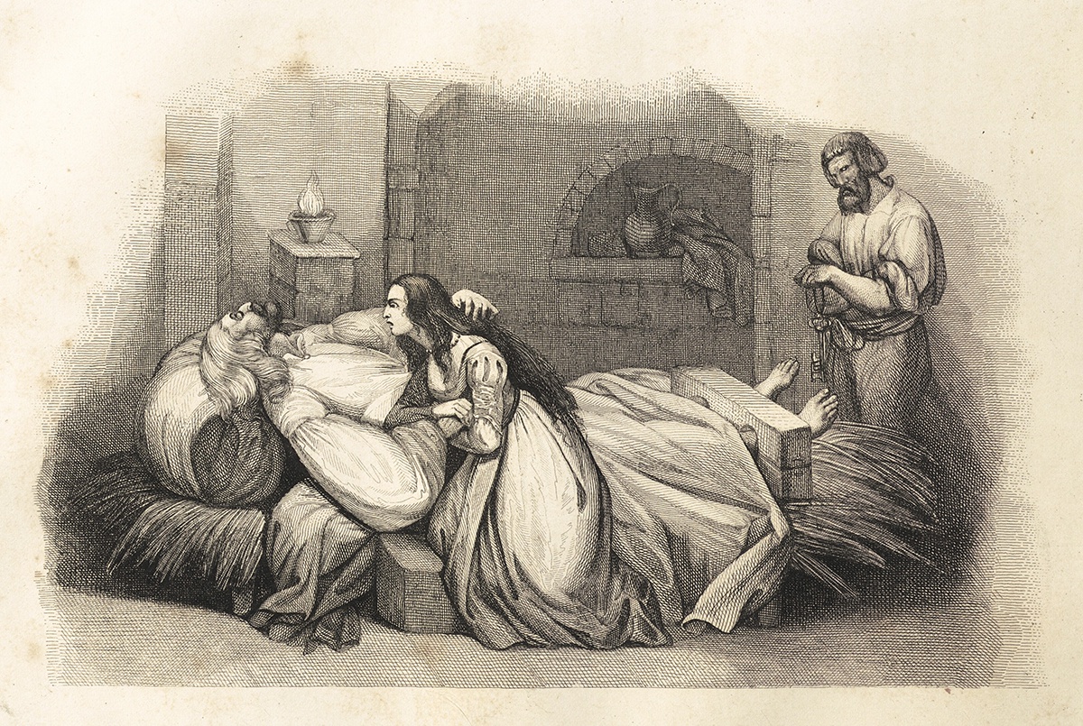 Л. Ходжко. Михаил и Елена Глинские. 1835