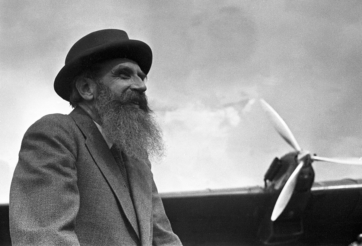 Исследователь Арктики, Герой Советского Союза, академик Отто Шмидт. 1953