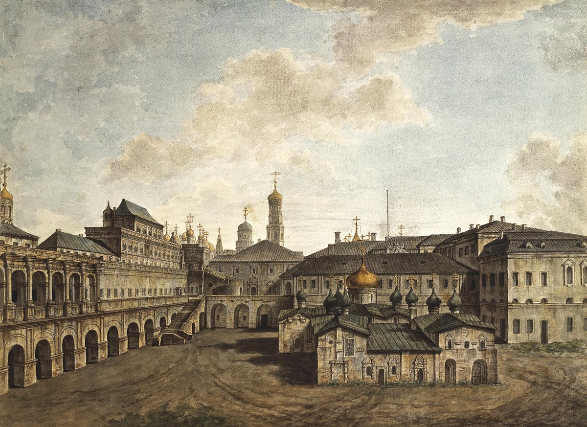 Ф. Алексеев. Терем в Кремле и Спас на Бору. 1800-1811