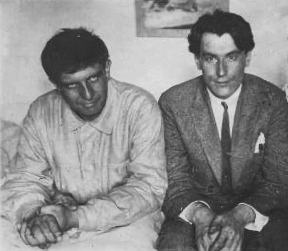 Эдуард Багрицкий и Валентин Катаев. 1919