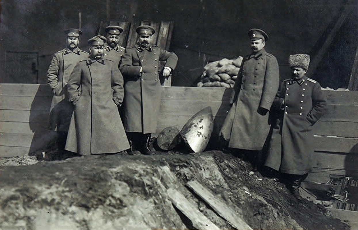 Штаб крепости Осовец. 1915